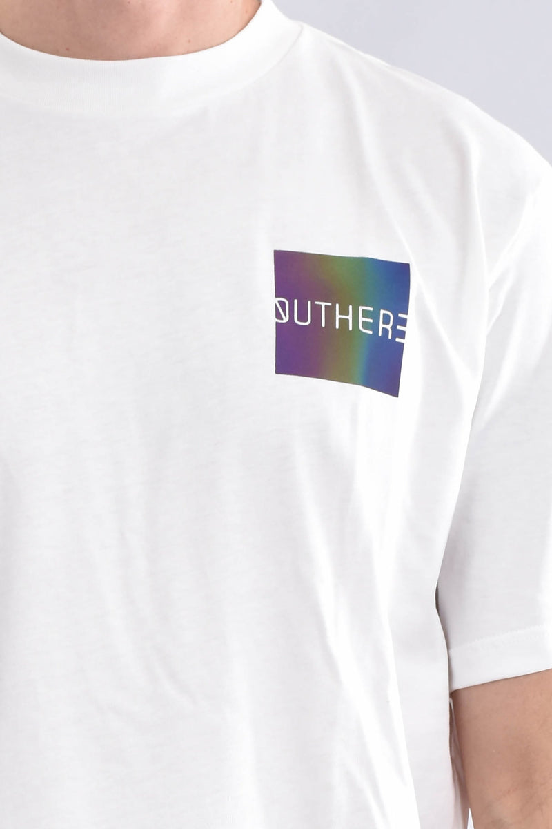 OUTHERE T-shirt con logo in cotone