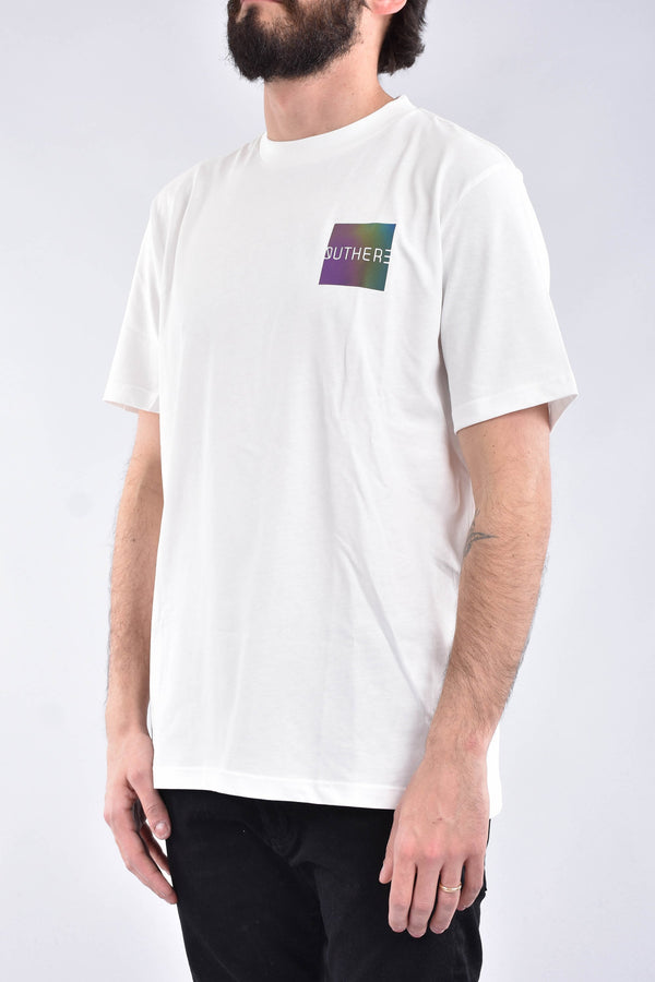 OUTHERE T-shirt con logo in cotone