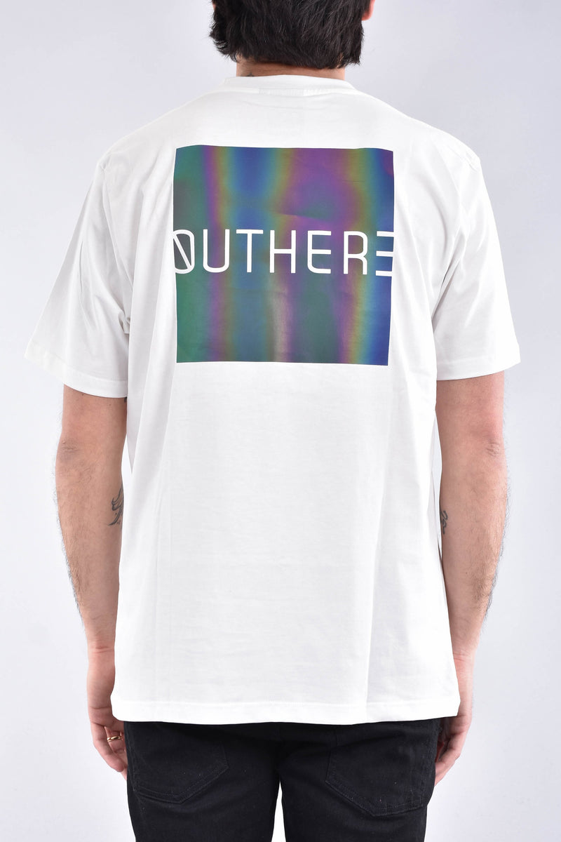 OUTHERE T-shirt con logo in cotone