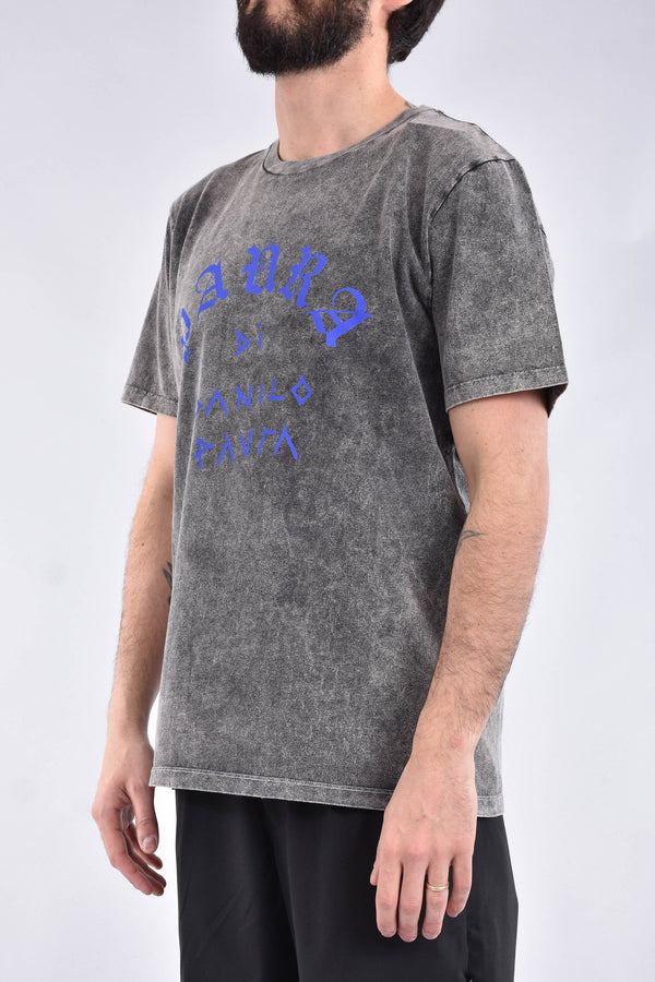 DANILO PAURA T-shirt con stampa in cotone