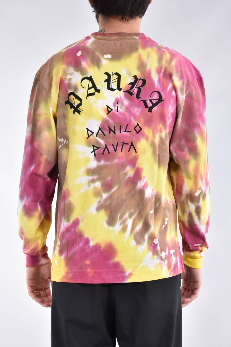 DANILO PAURA T-SHIRT effetto tie dye in cotone