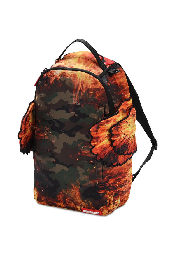 SPRAYGROUND ZAINO PYRO CAMO DOUBLE WINGS