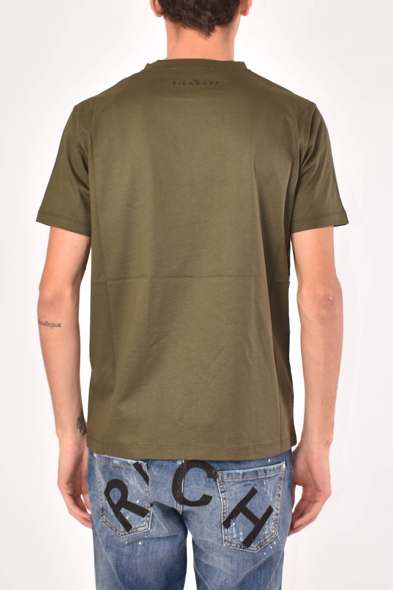 JOHN RICHMOND T-SHIRT MONSTUR GIROCOLLO