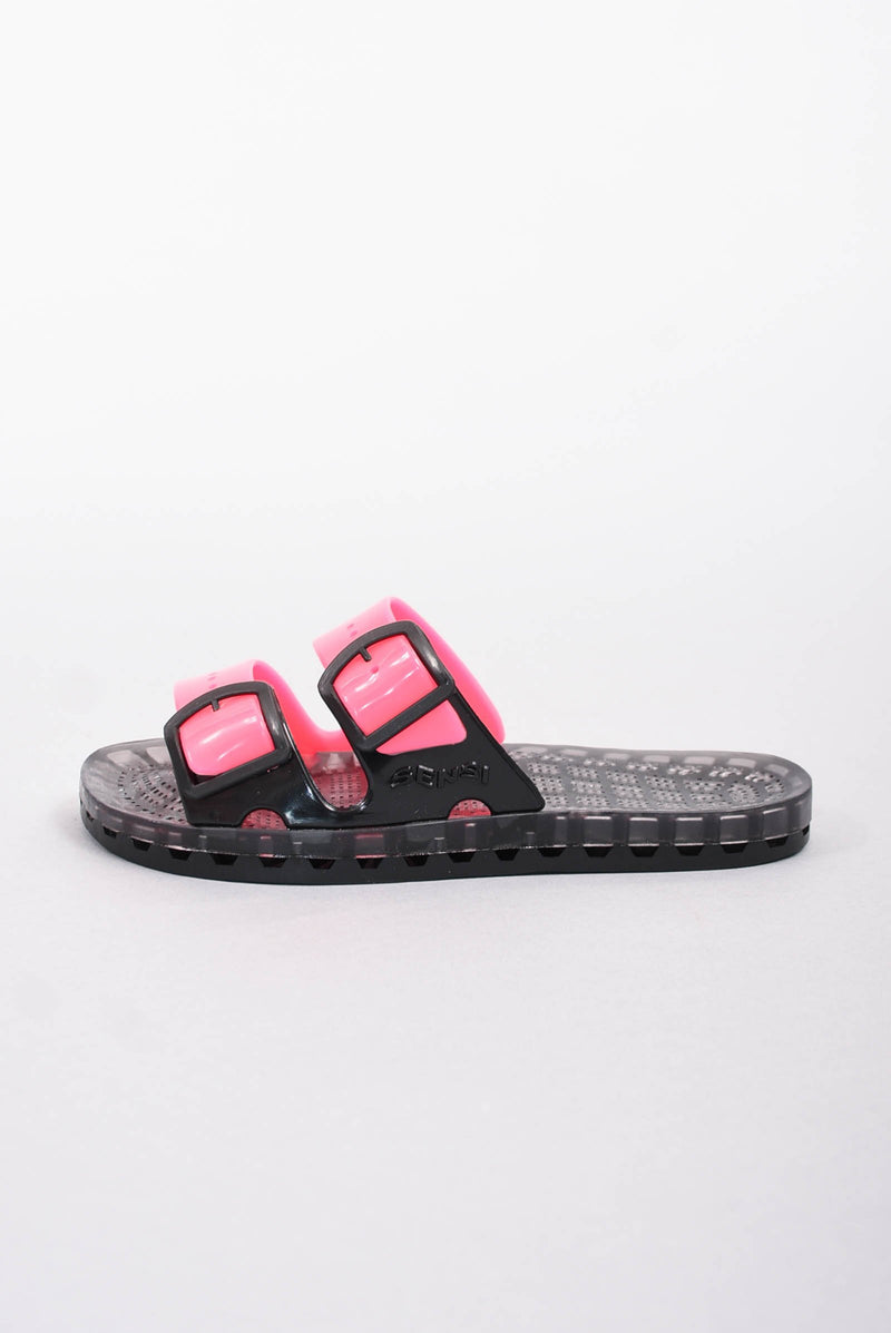 SENSI ciabatte modellola jolla black fluo