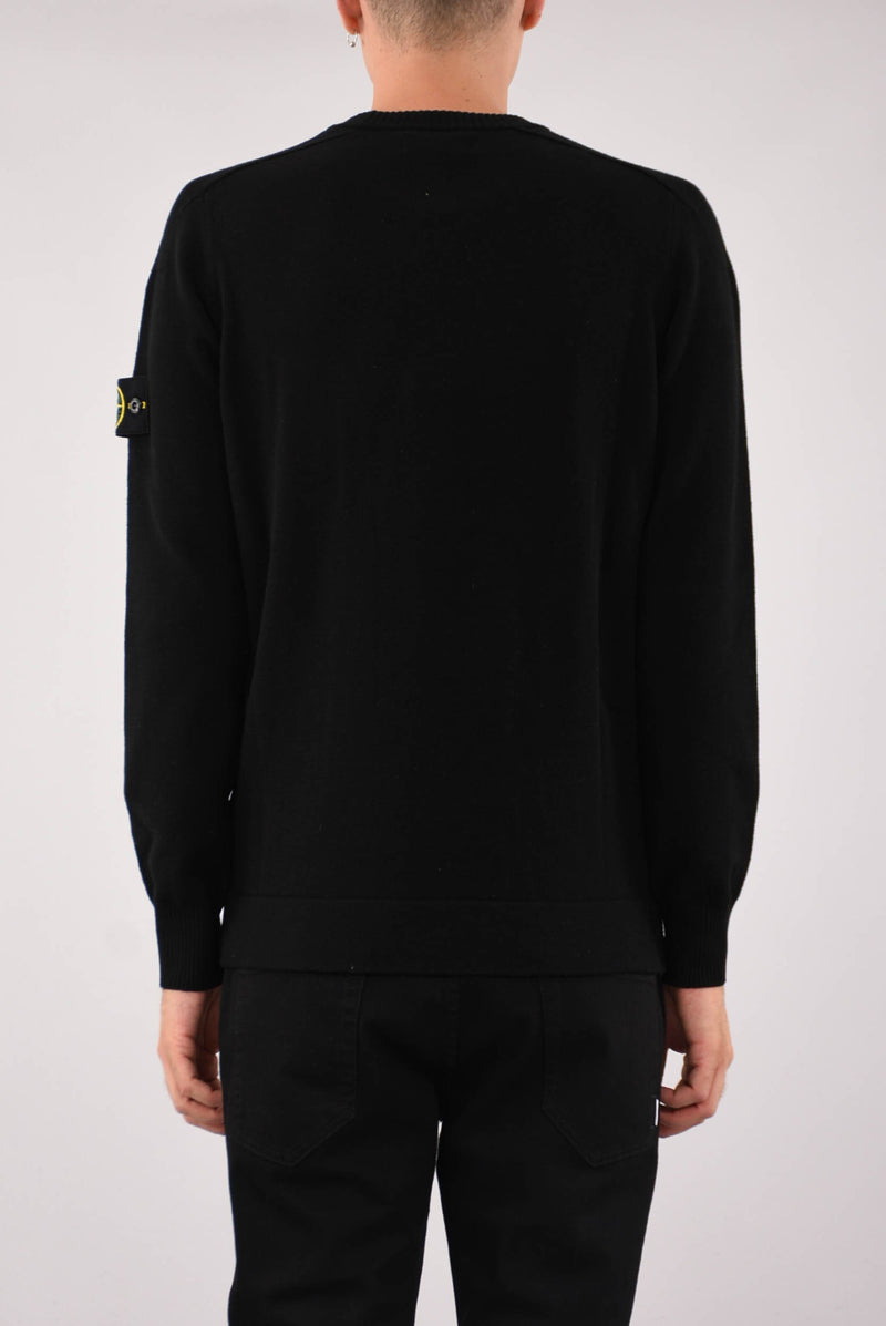 STONE ISLAND Maglia girocollo in lana strech