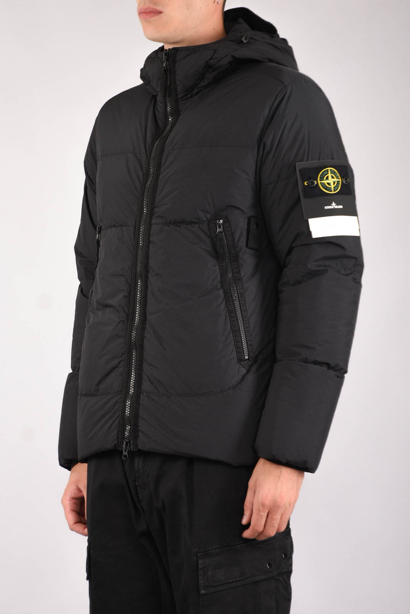 STONE ISLAND Piumino garment dyed crinkle reps ny down