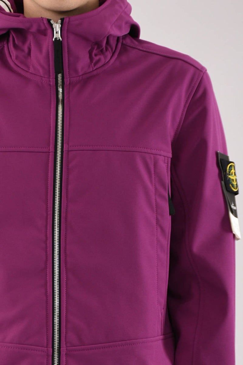 STONE ISLAND Giubbino soft shell r e. dye technology