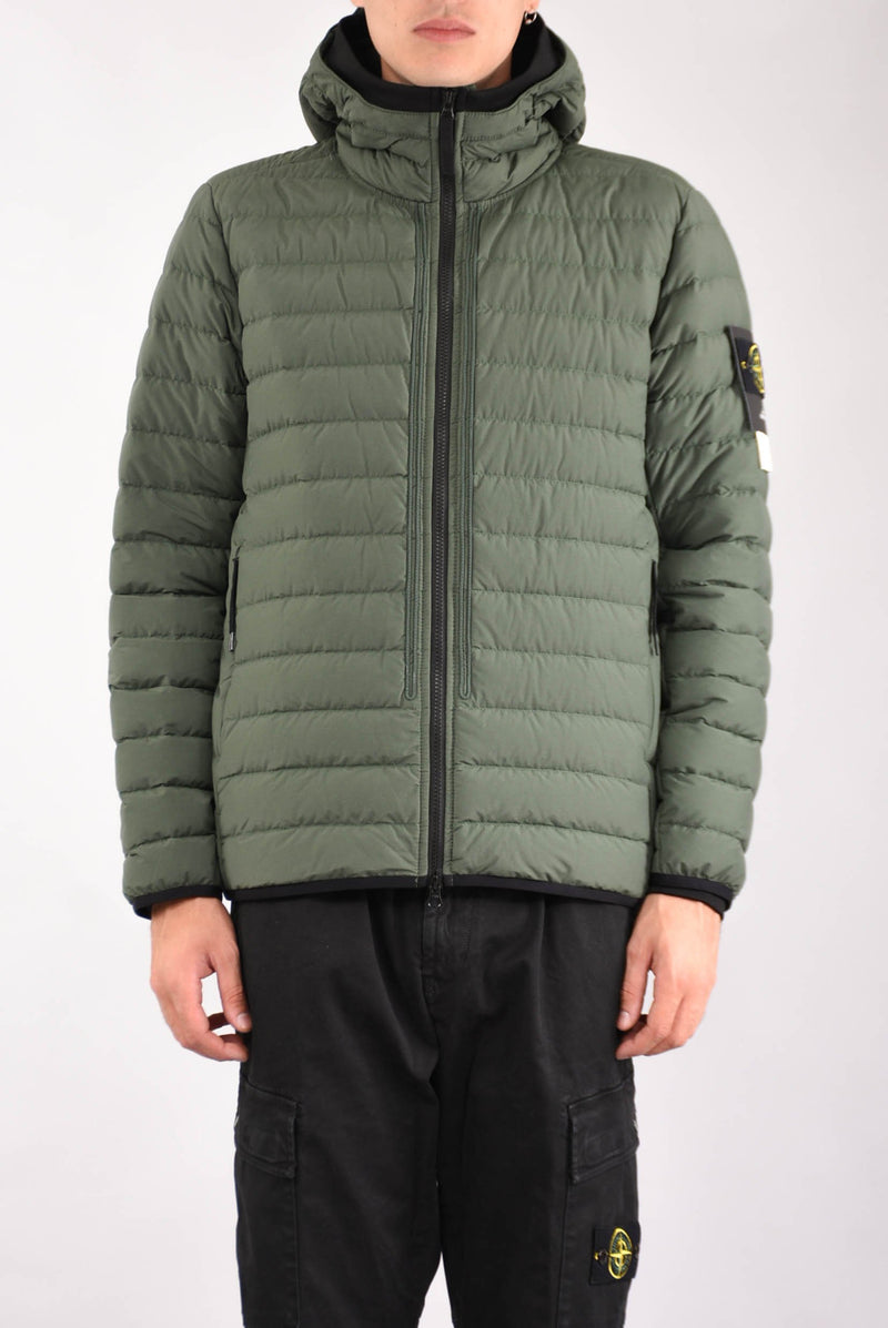 STONE ISLAND Piumino o-cotton r nylon tela