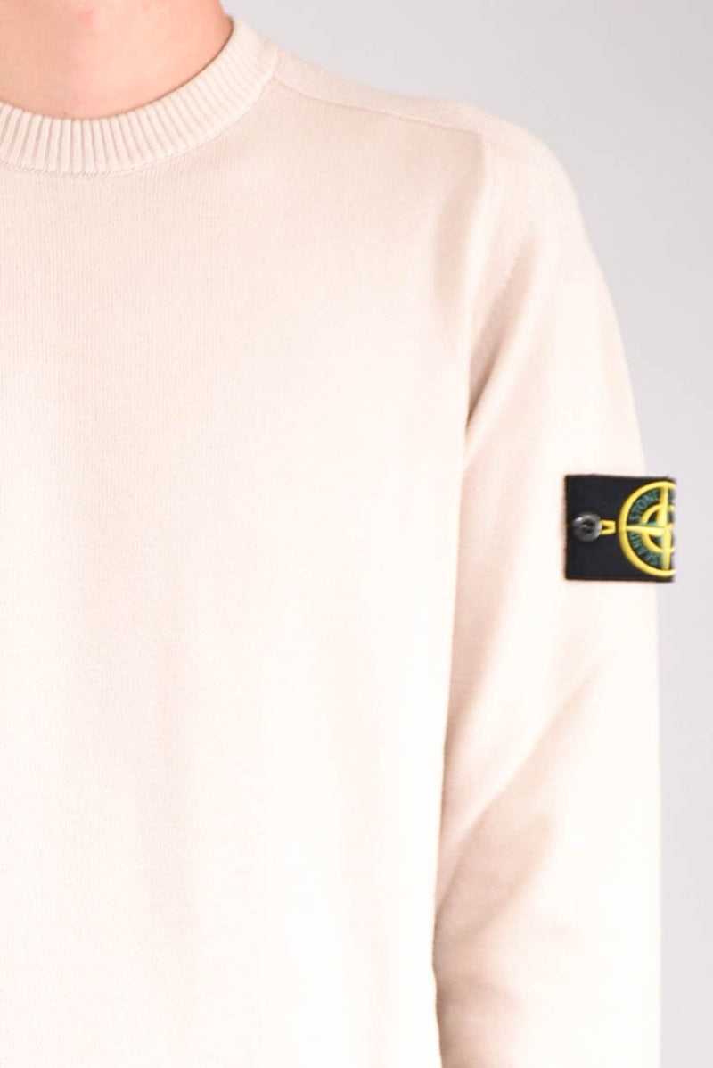 STONE ISLAND Maglia girocollo in lana strech