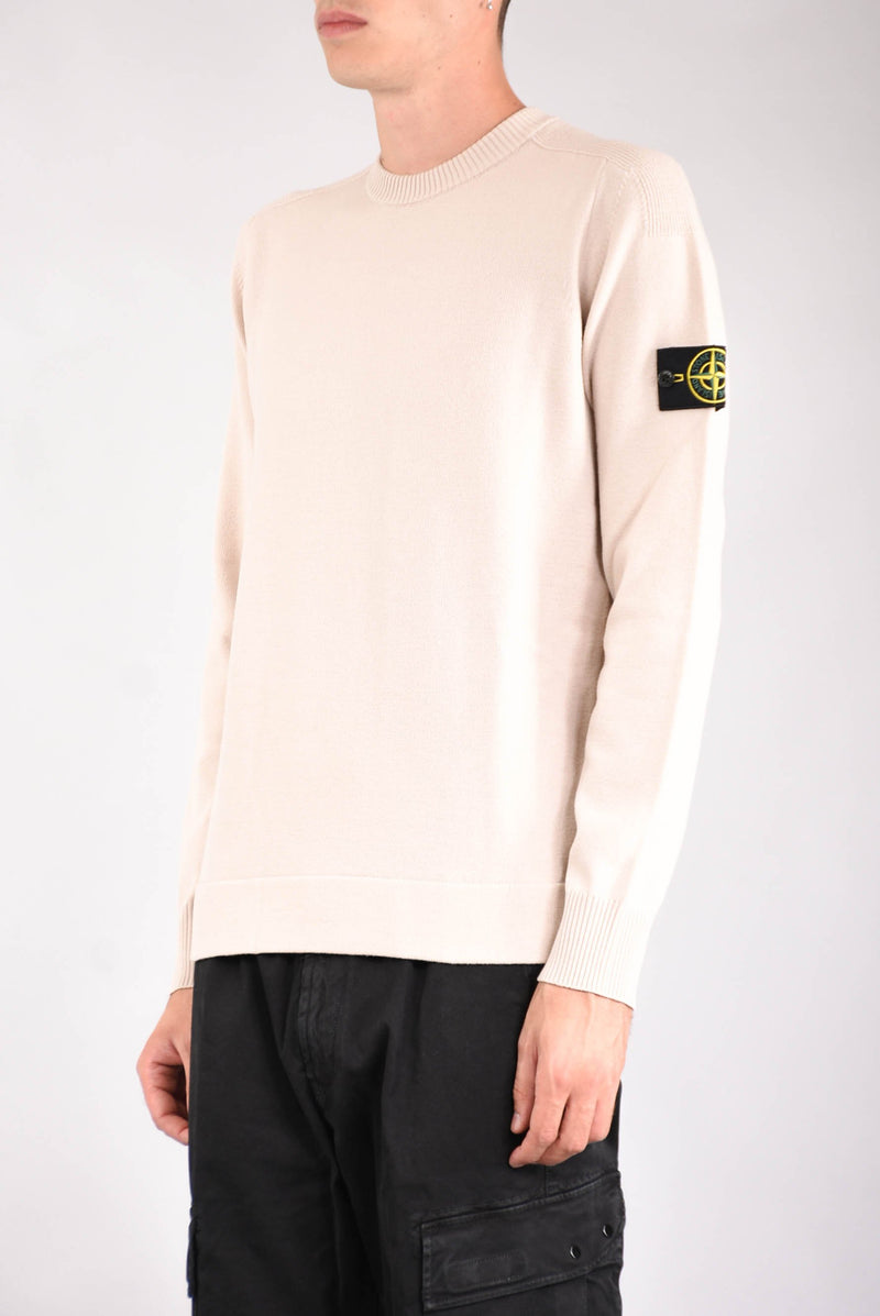 STONE ISLAND Maglia girocollo in lana strech