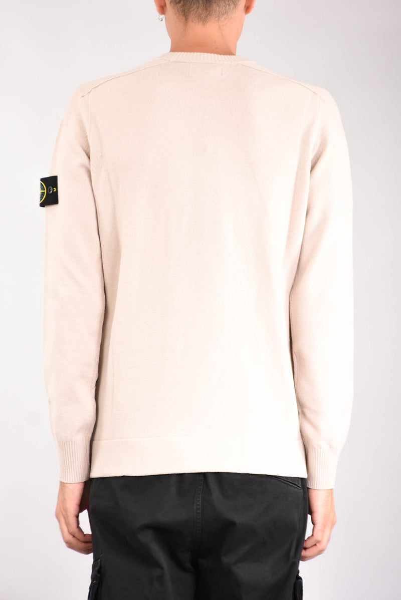 STONE ISLAND Maglia girocollo in lana strech