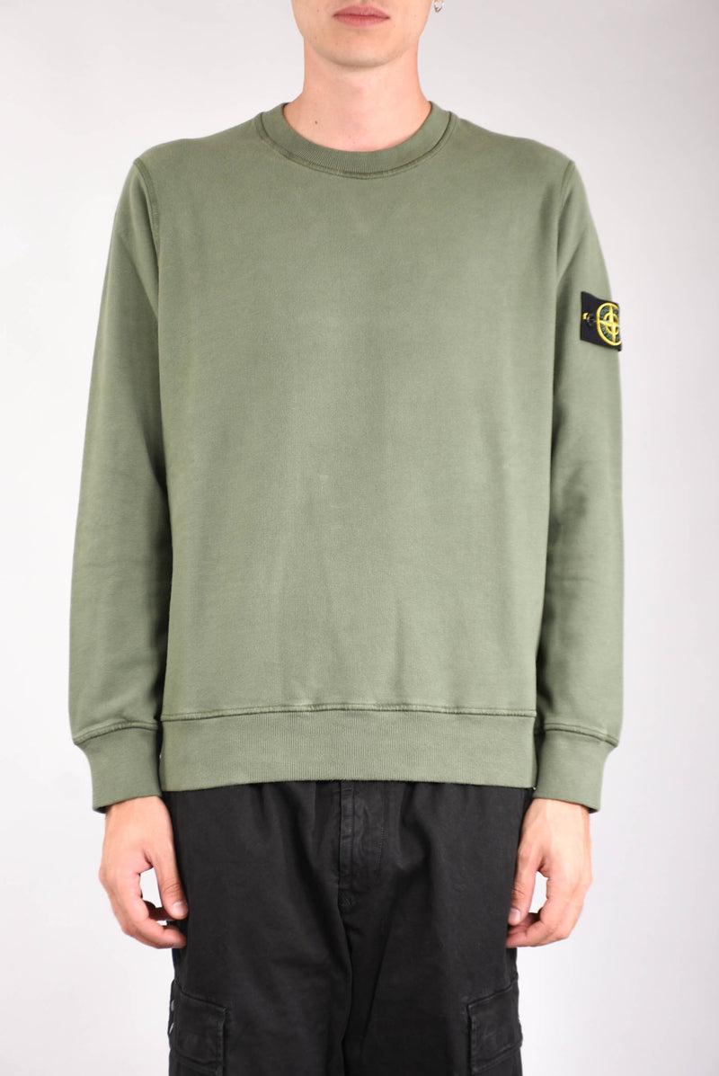 STONE ISLAND Felpa girocollo in cotone