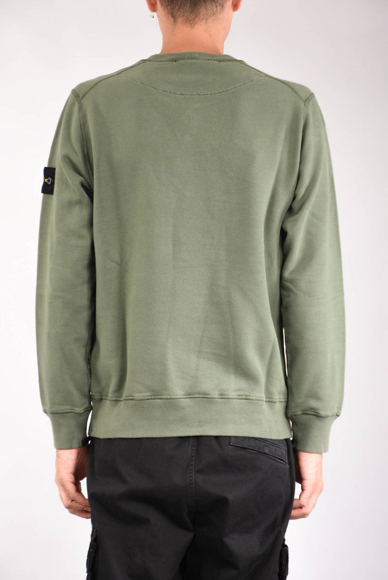 STONE ISLAND Felpa girocollo in cotone