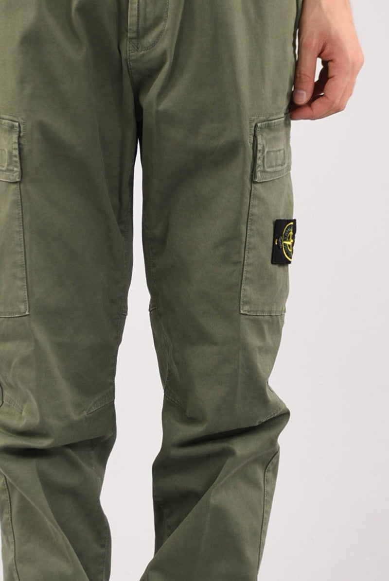 STONE ISLAND Pantaloni cargo in cotone