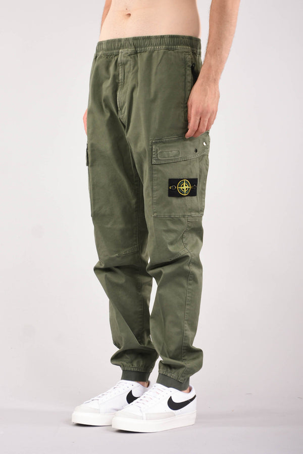 STONE ISLAND Pantaloni cargo in cotone