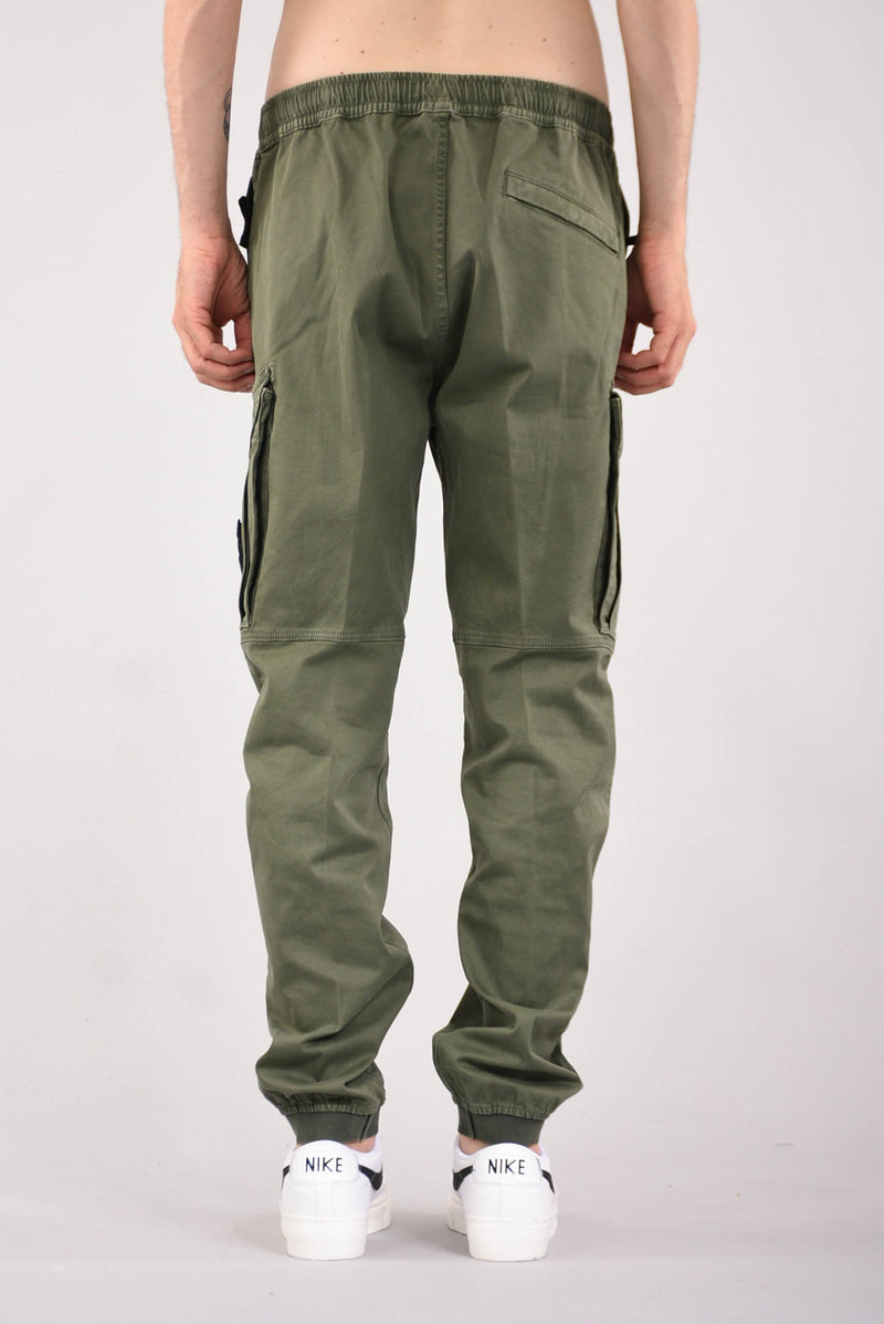 STONE ISLAND Pantaloni cargo in cotone