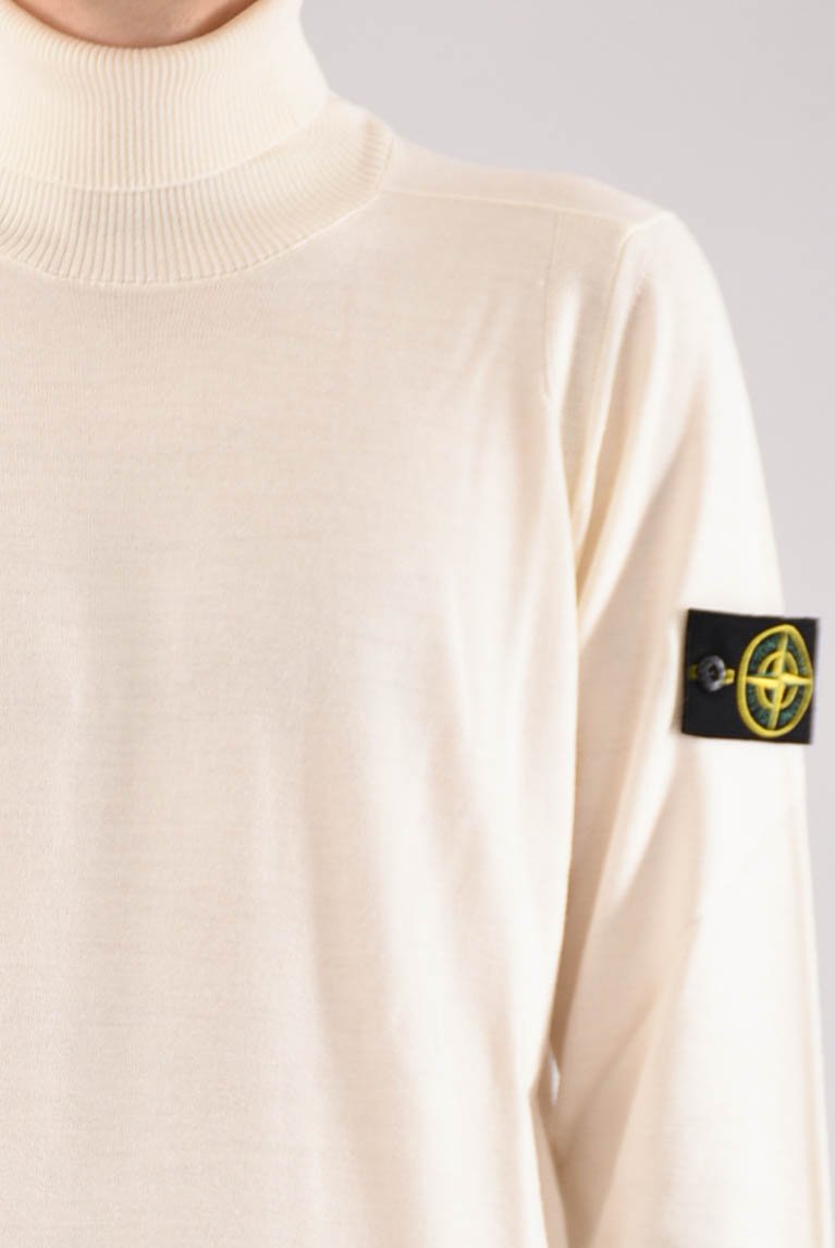 STONE ISLAND Maglia collo alto pura lana