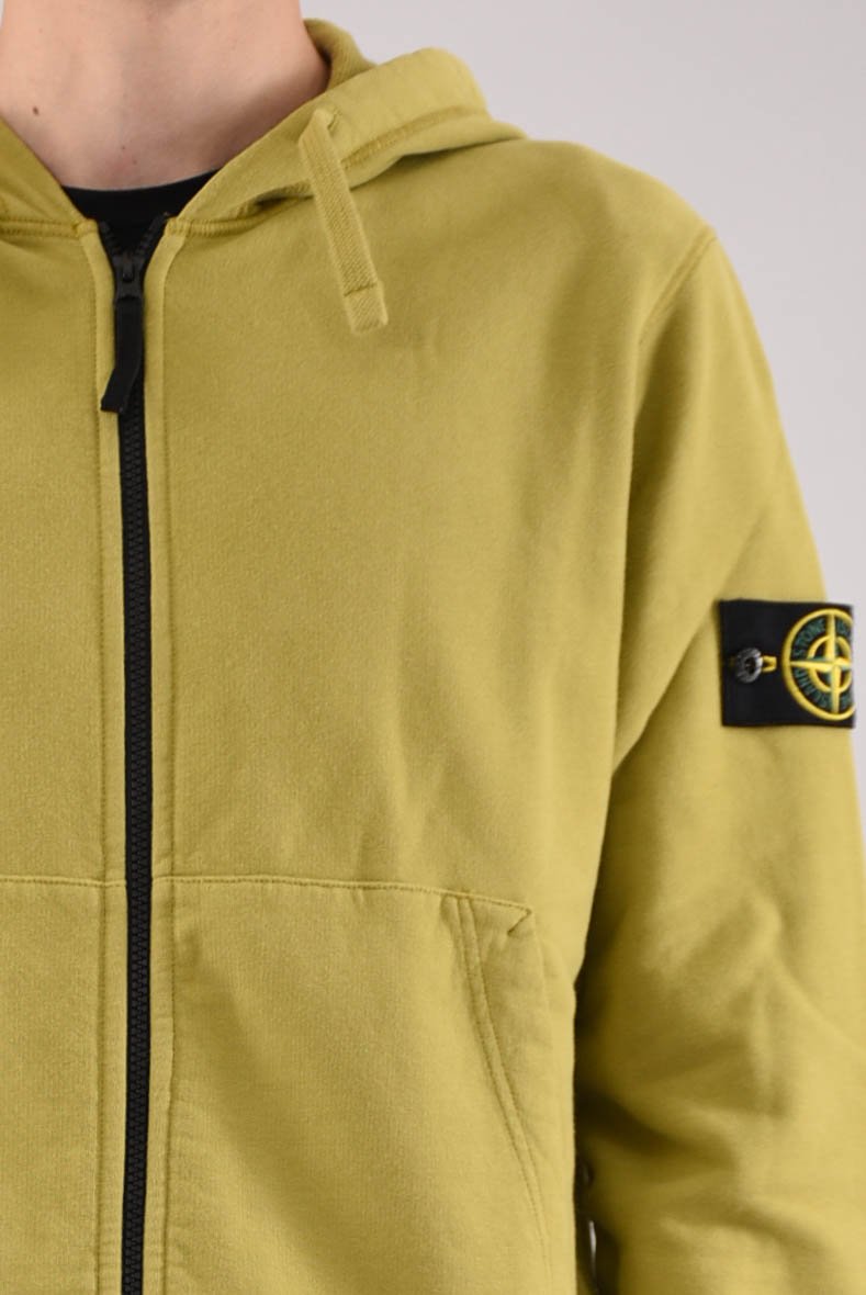 STONE ISLAND Felpa con cappuccio in cotone