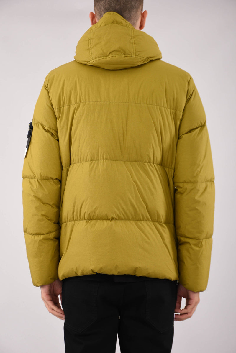 STONE ISLAND Piumino garment dyed crinkle reps ny down