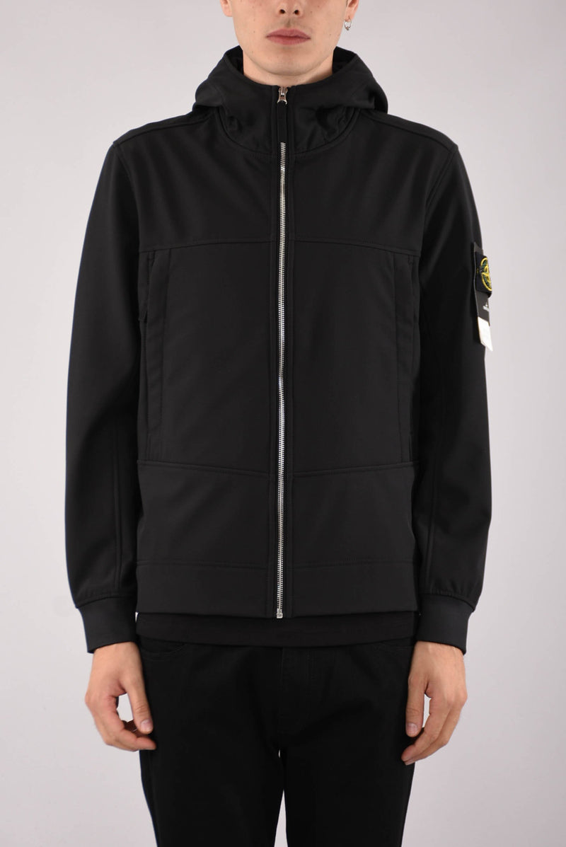 STONE ISLAND Giubbino soft shell r e. dye technology