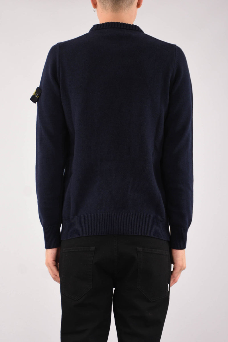 STONE ISLAND Maglia girocollo lana cotone comfort