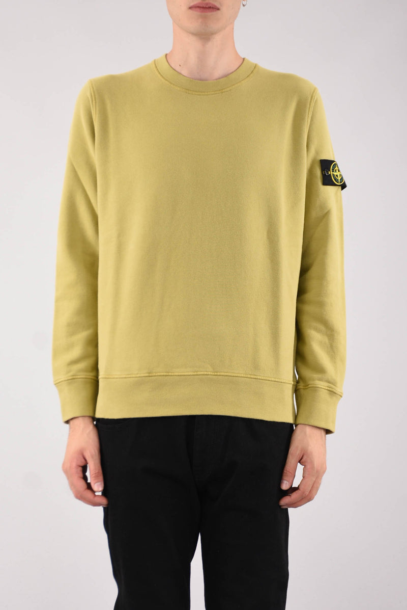 STONE ISLAND Felpa girocollo in cotone