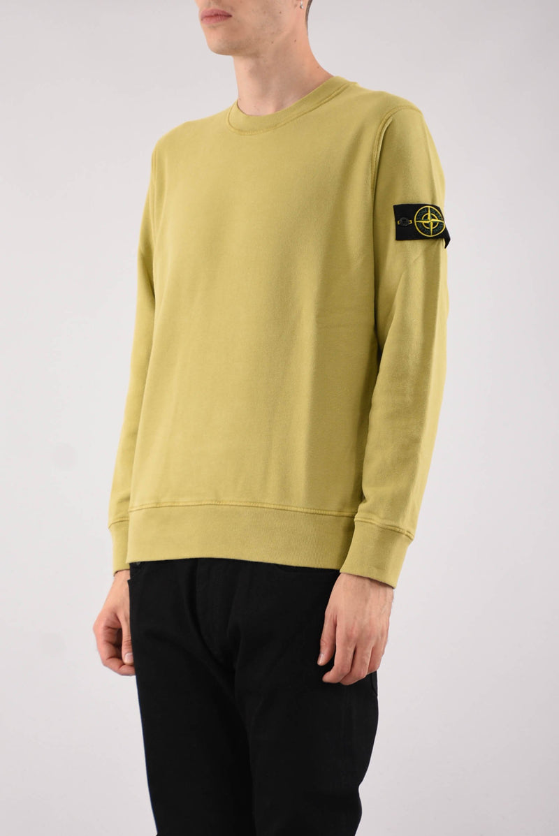 STONE ISLAND Felpa girocollo in cotone