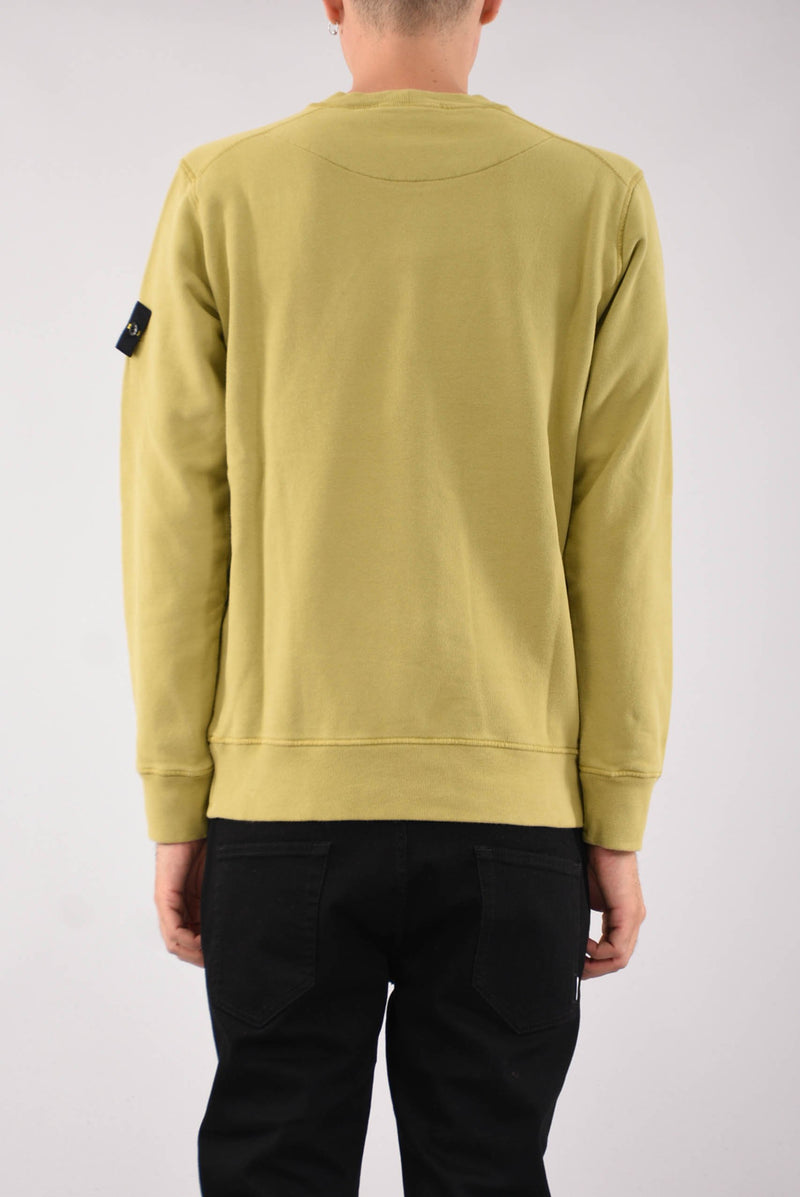 STONE ISLAND Felpa girocollo in cotone