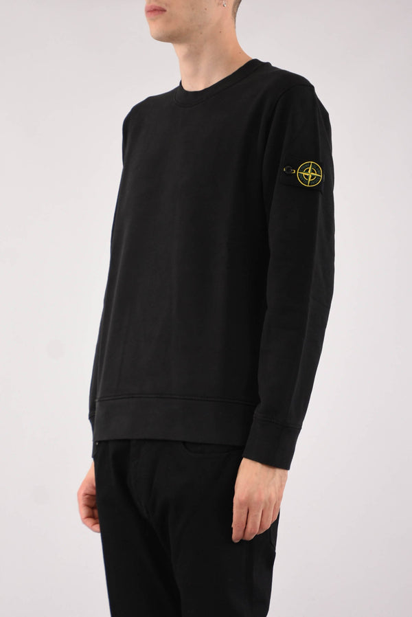 STONE ISLAND Felpa girocollo in cotone