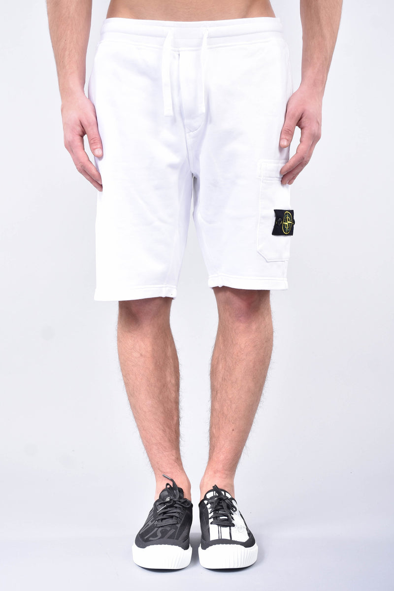 STONE ISLAND Bermuda jogging in felpa