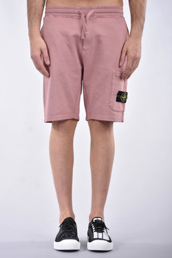 STONE ISLAND Bermuda jogging in felpa