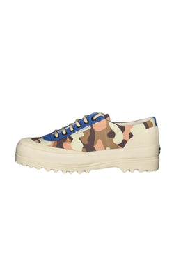 SUPERGA X PAURA SNEAKERS CAMOUFLAGE BASSE IN CANVAS