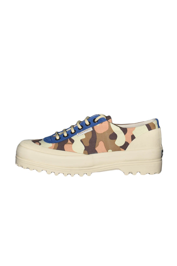 SUPERGA X PAURA SNEAKERS CAMOUFLAGE BASSE IN CANVAS