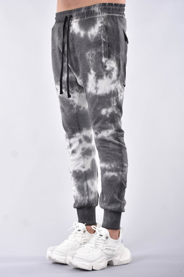 THOM KROM Pantaloni jogging effetto tie dye