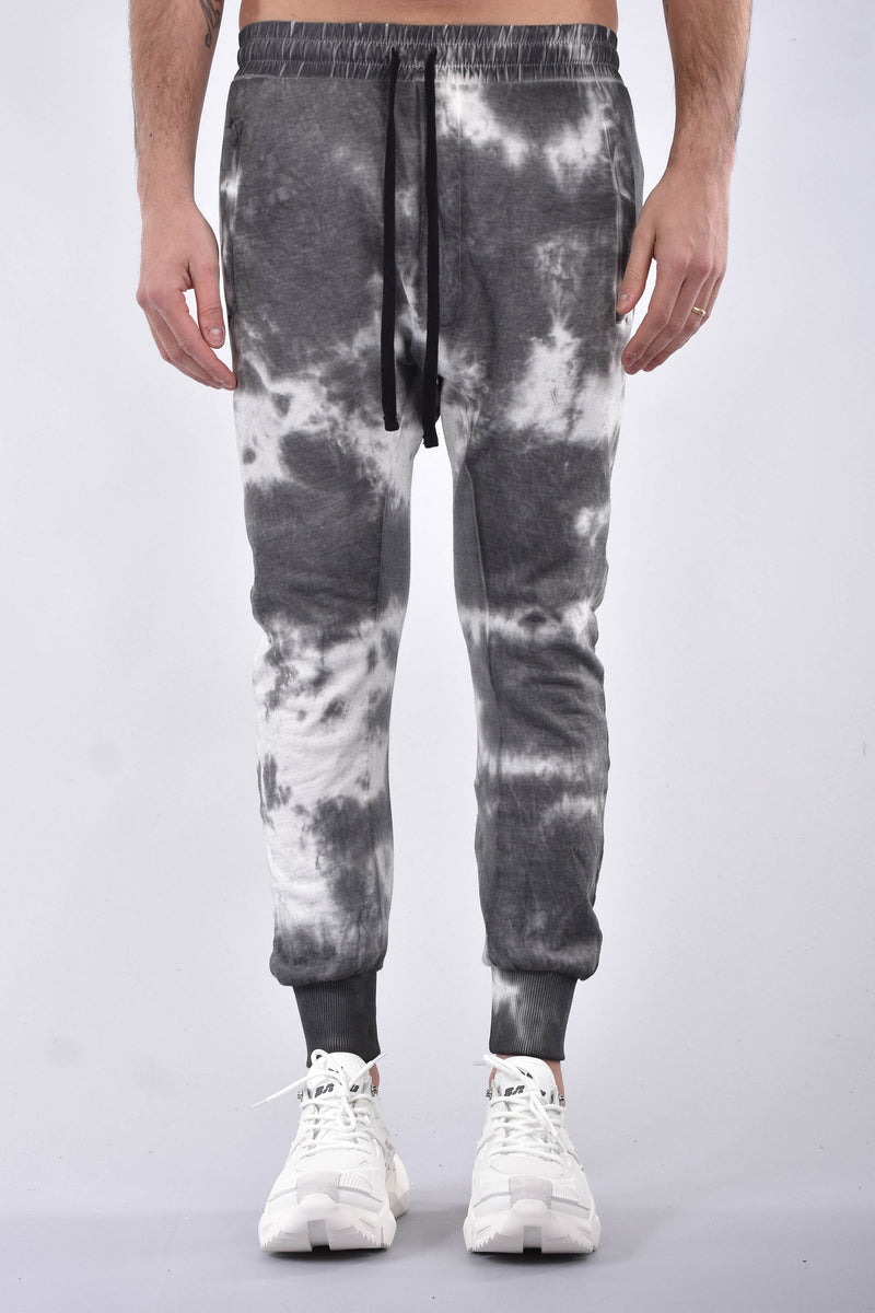 THOM KROM Pantaloni jogging effetto tie dye