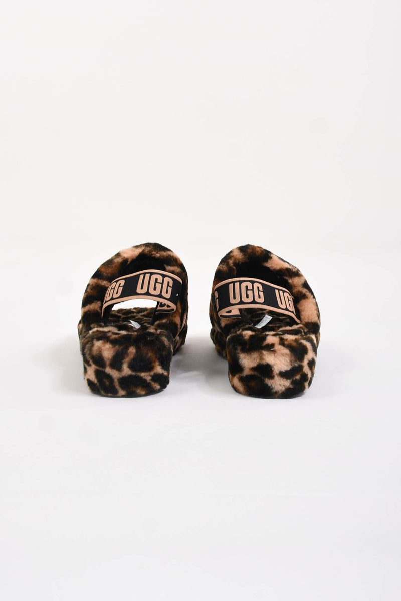 UGG sandali modello fluff yeah slide panther print