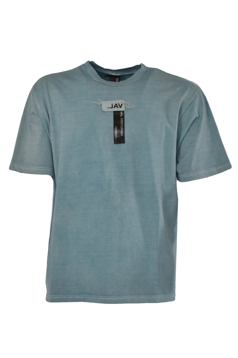 VAL KRISTOPHER T-SHIRT GIROCOLLO CON LOGO