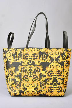 VERSACE JEANS COUTURE borsa shopper modello tote barocco