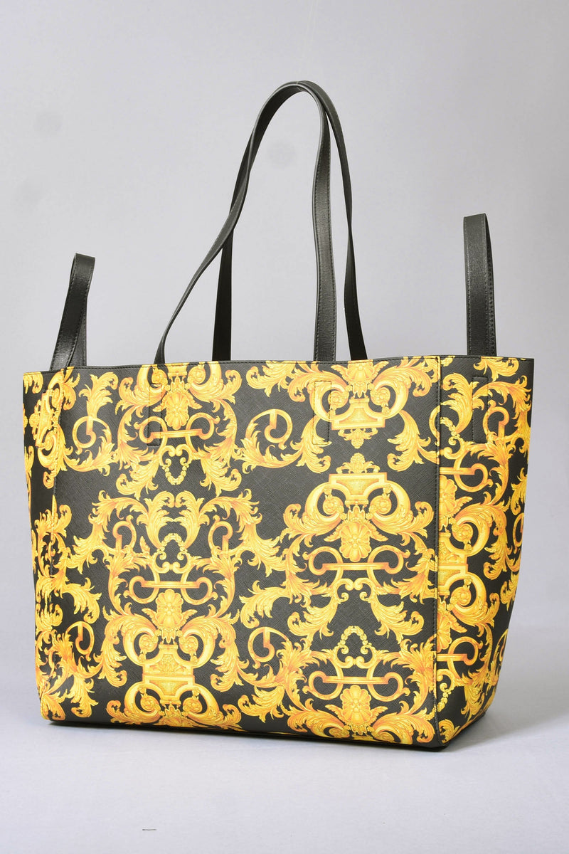 VERSACE JEANS COUTURE borsa shopper modello tote barocco