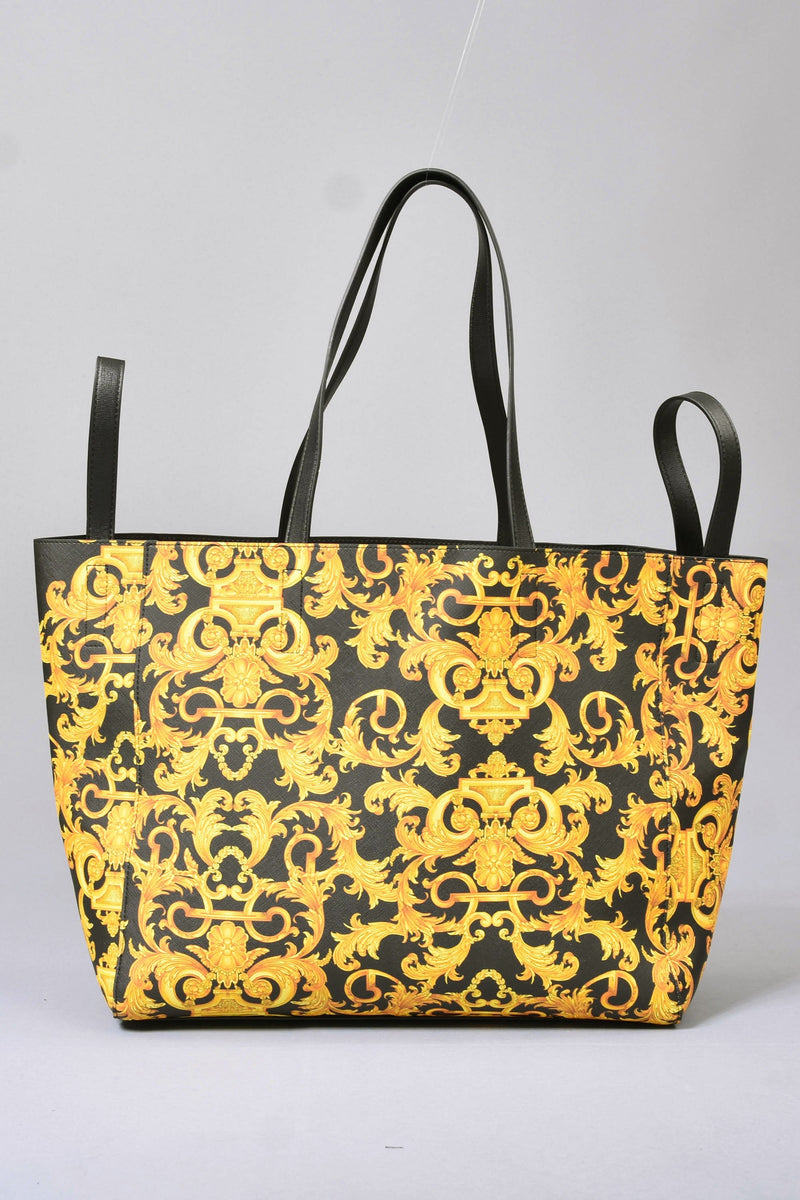 VERSACE JEANS COUTURE borsa shopper modello tote barocco