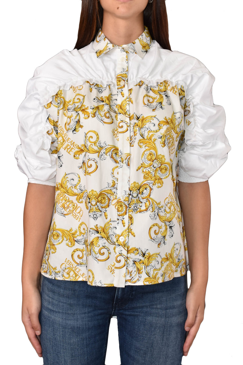 VERSACE JEANS CAMICIA MANICHE CORTE