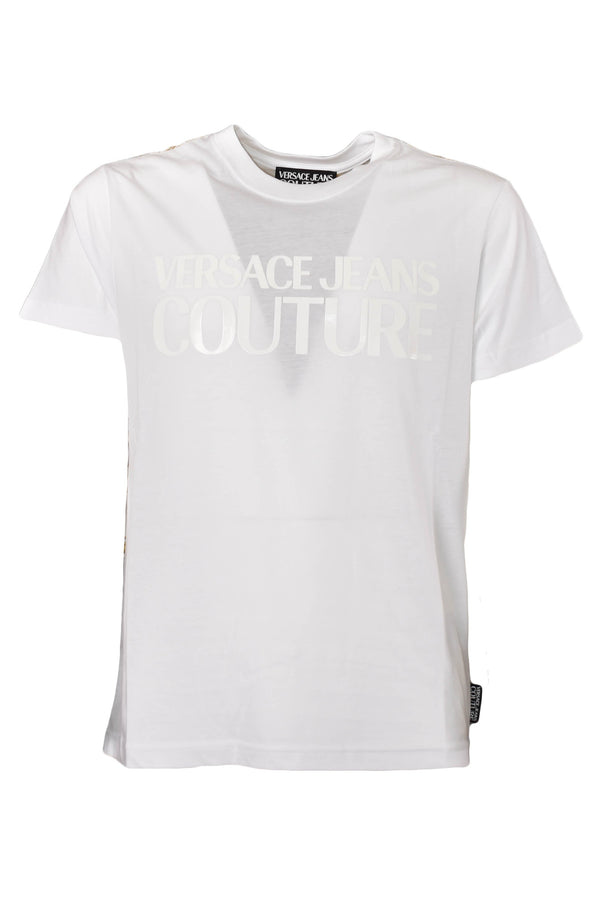 VERSACE JEANS COUTURE T-SHIRT CON STAMPA BAROCCA