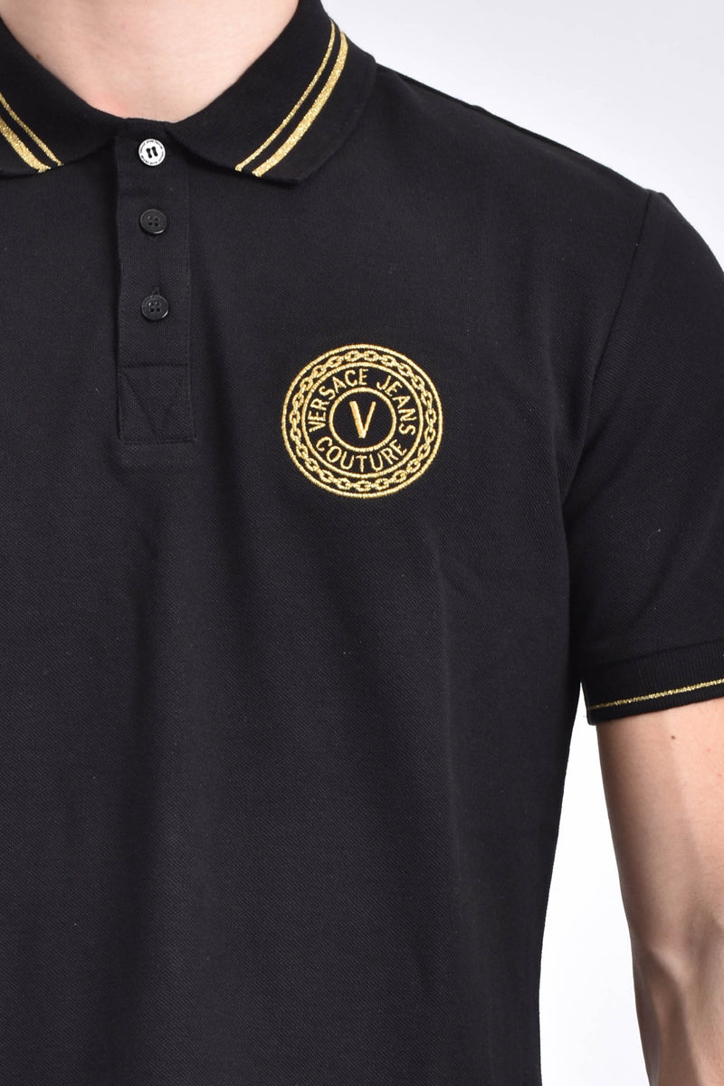 VERSACE JEANS COUTURE Polo con stampa