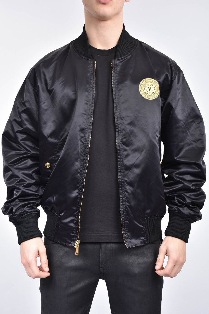 VERSACE JEANS COUTURE Bomber reversibile stampa barocca