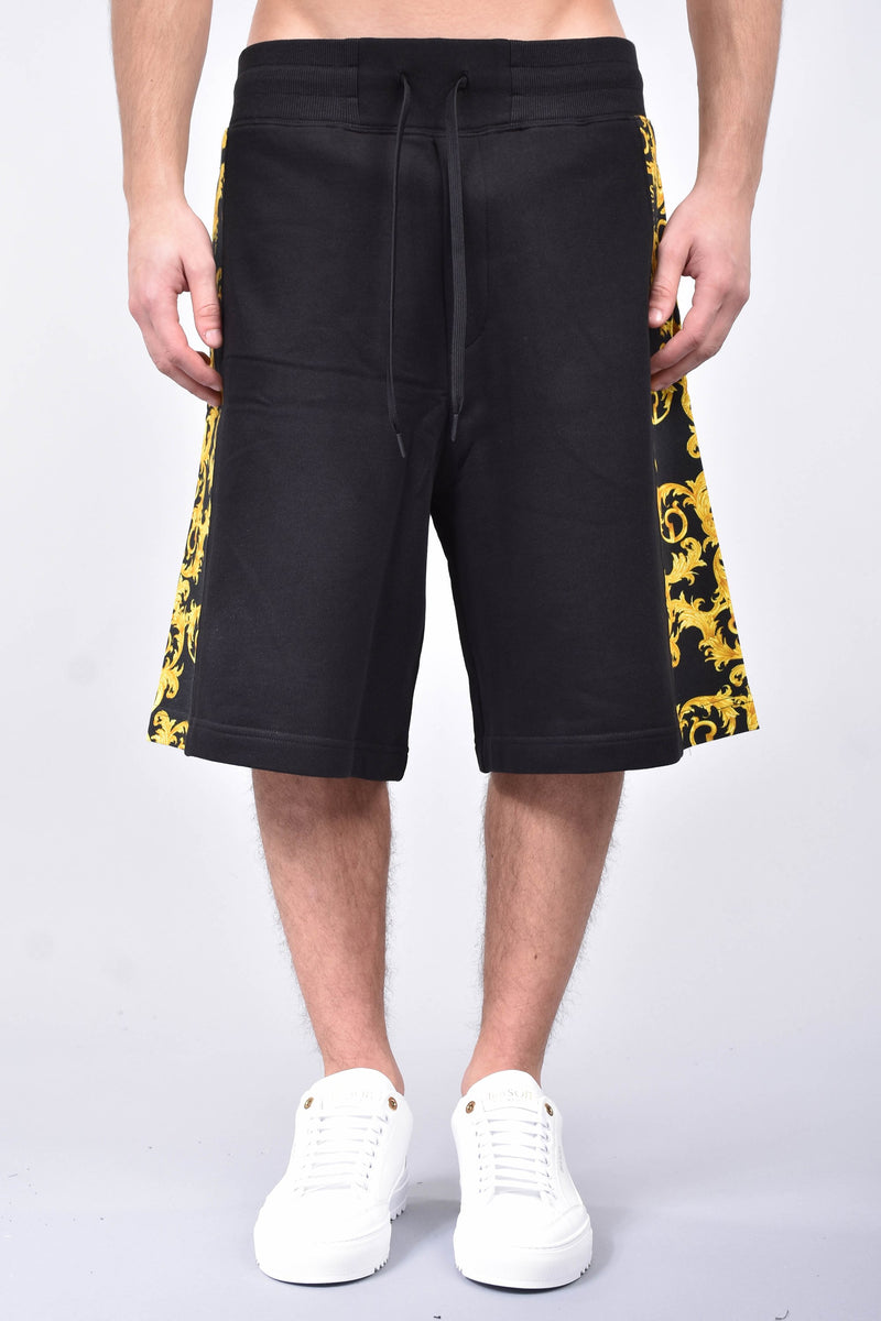 VERSACE JEANS COUTURE Bermuda in felpa con stampa