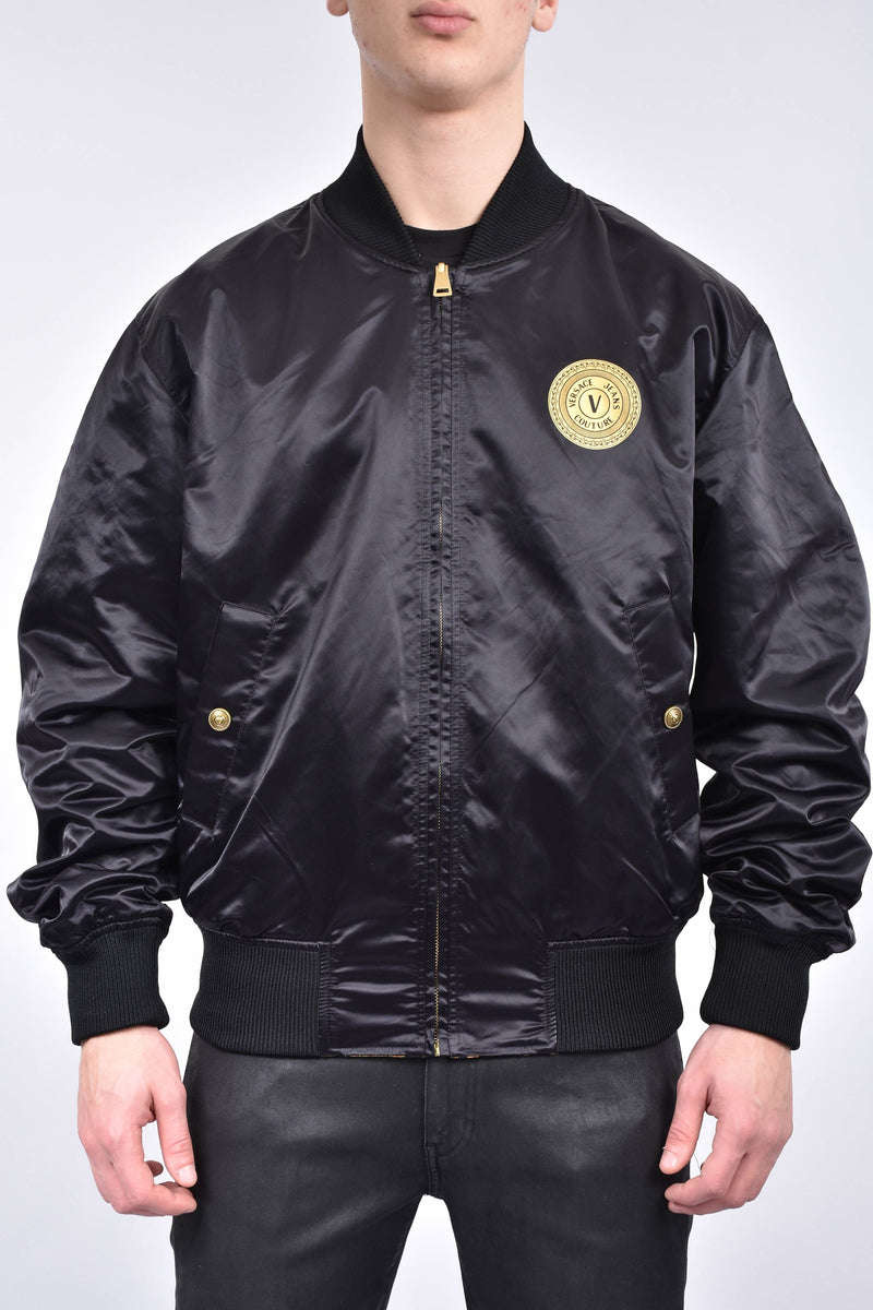 VERSACE JEANS COUTURE Bomber reversibile stampa barocca