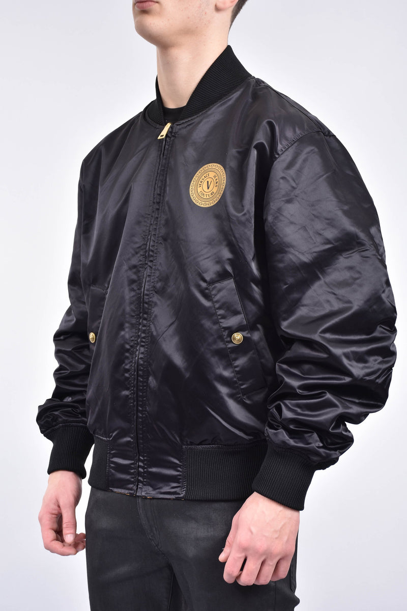 VERSACE JEANS COUTURE Bomber reversibile stampa barocca