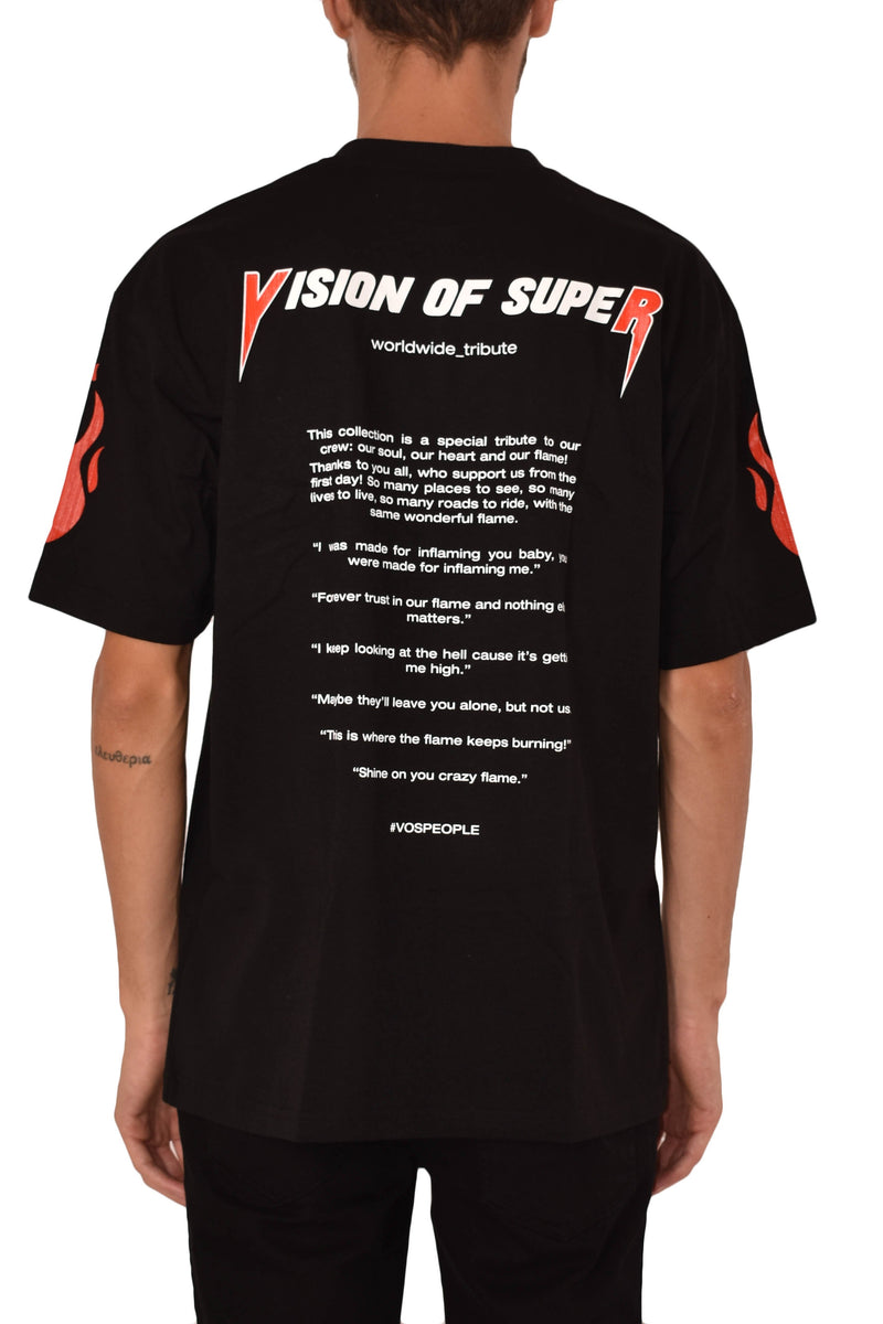 VISION OF SUPER T-SHIRT GIROCOLLO ROCK LIMITED EDITION