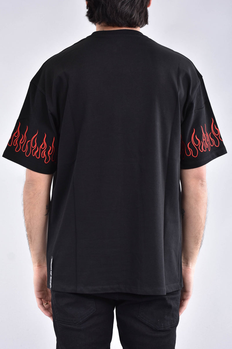 VISION OF SUPER T-shirt flame in cotone