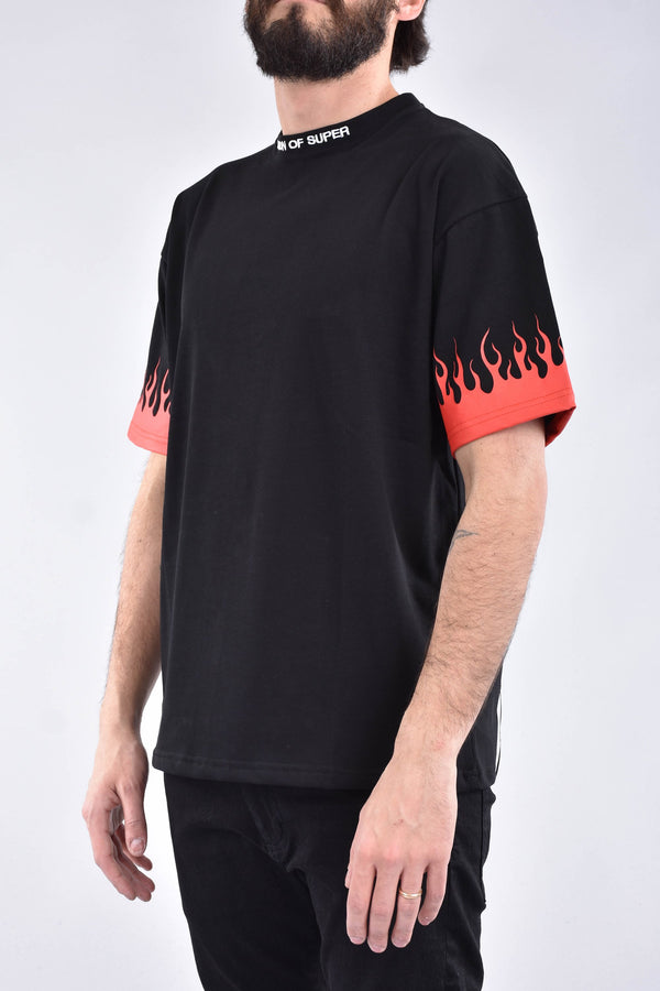 VISION OF SUPER T-shirt flame in cotone